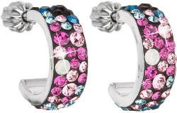 Evolution Group - Pavona Stylové náušnice s krystaly Galaxy 31118.4