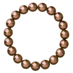 Evolution Group Elegantní perlový náramek 56010.3 brown