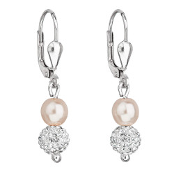 Evolution Group - Pavona Luxusní stříbrné náušnice s krystaly Preciosa 31244.3