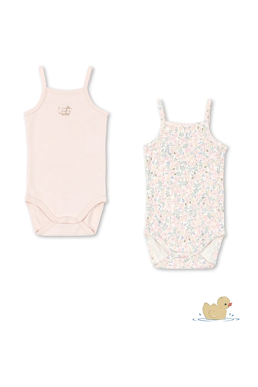 Fanga Fontana  body kojenecké bavlněné FIO 2 PACK STRAP BODY OCS 2-pack