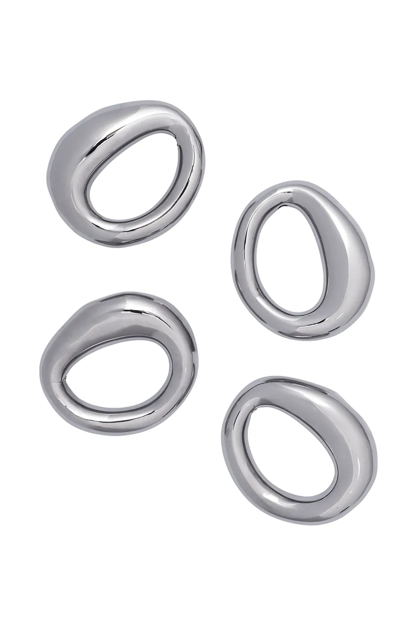 Ferm Living  kroužky na ubrousky z porcelánu 2,1 x 7,2 x 6,5 cm