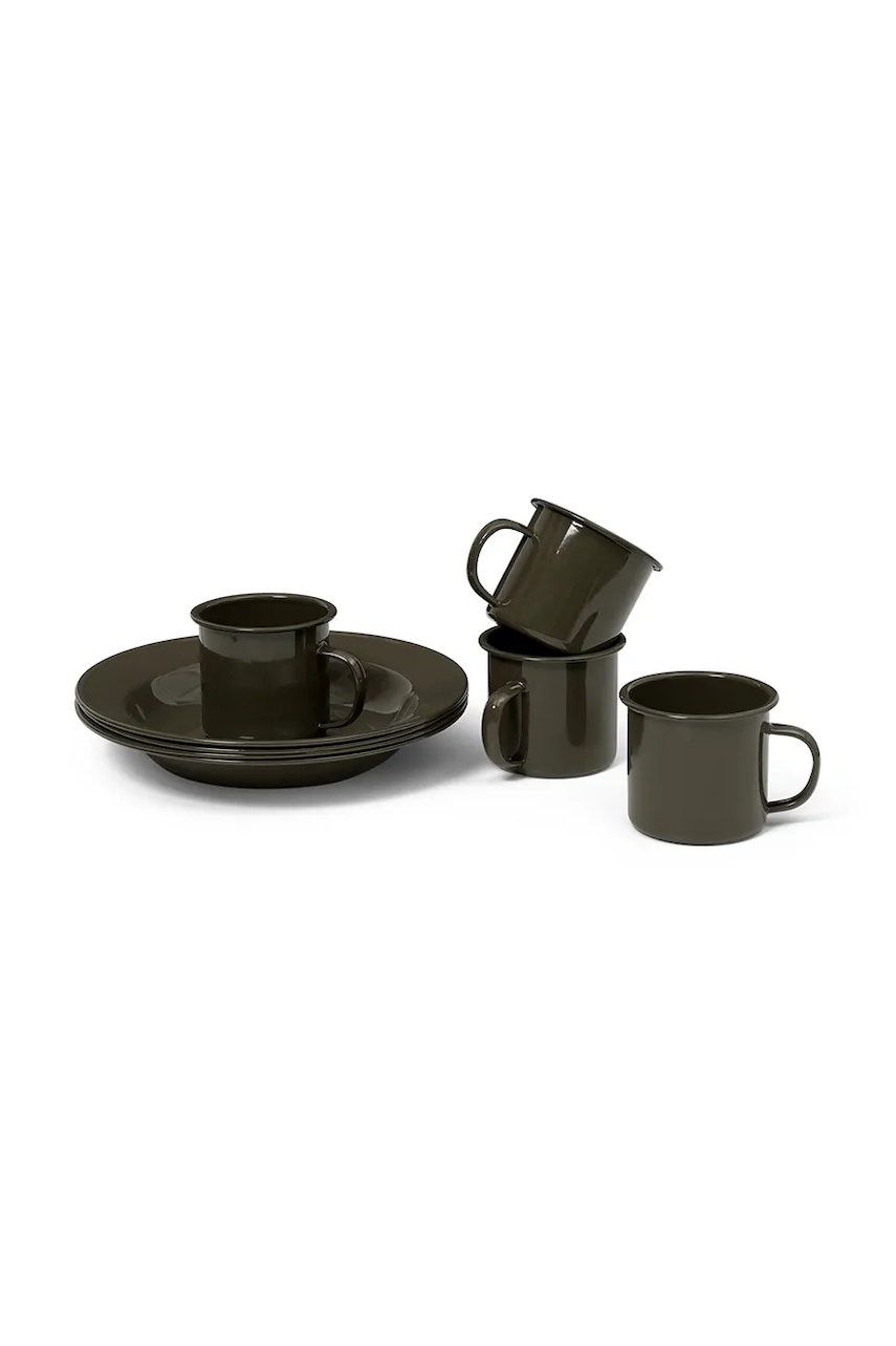 Ferm Living  Pikniková sada nádobí pro 4 osoby  Yard Picnic 8-pack