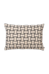 Ferm Living  Polštář s dekorací bavlněný 40 x 60 cm