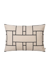 Ferm Living  polštář s dekorací bavlněný 40 x 60 cm