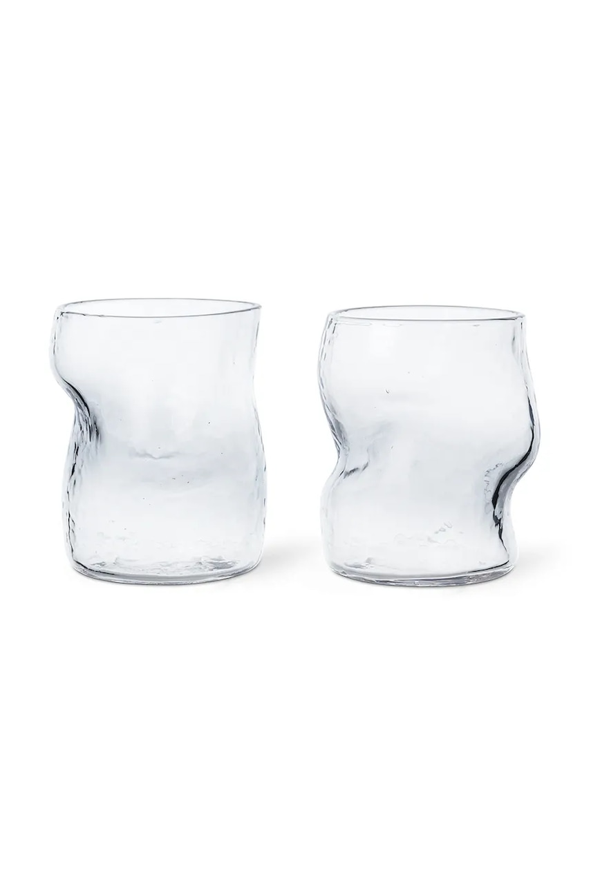 Ferm Living  Sada skleniček  Dimple 270 ml 2-pack