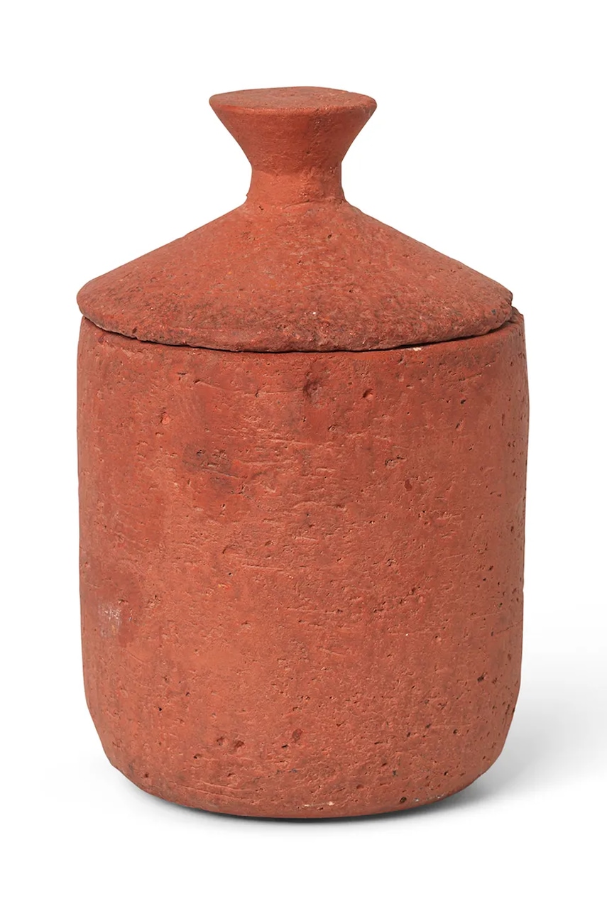 Ferm Living  Vonná sójová svíčka  Ura Red Sienna