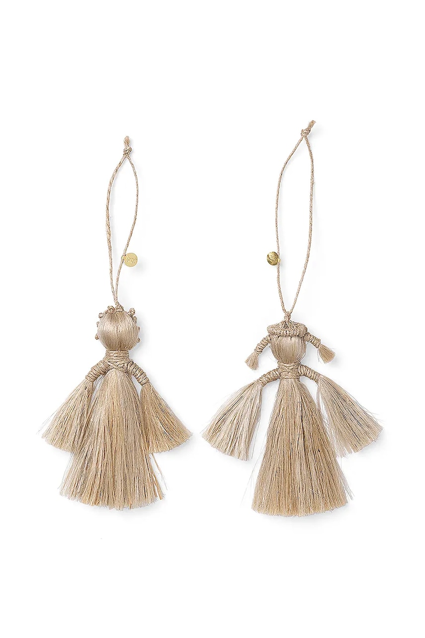 Ferm Living  Závěsná dekorace  Wing Angels 2-pack