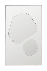 Ferm Living  Zrcadlo na stěnu 82 x 50 x 1,7 cm