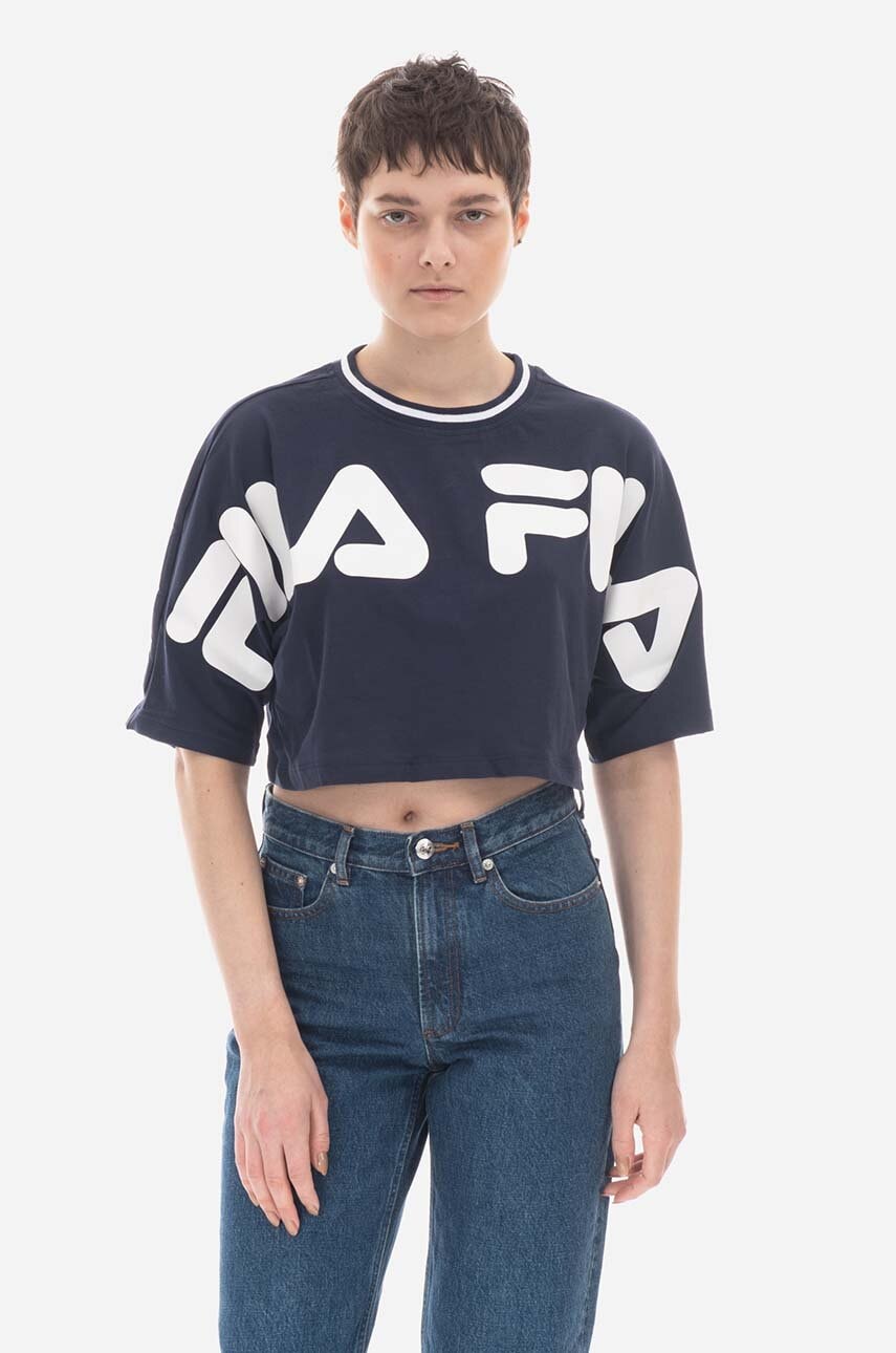 Fila  Bavlněné tričko  Barr Cropped Wide Tee