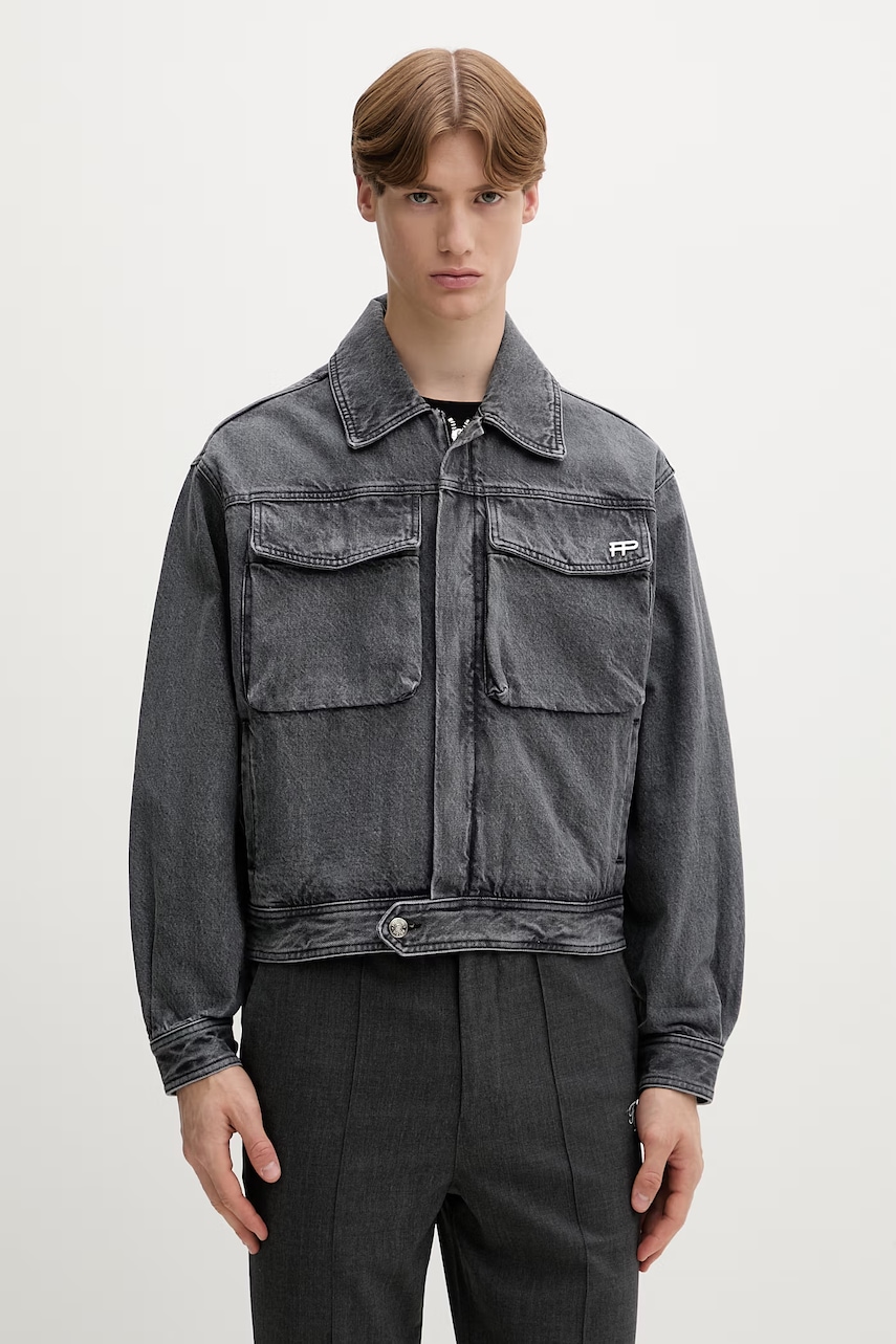 Filling Pieces  džínová bunda pánská džínová Denim Washed