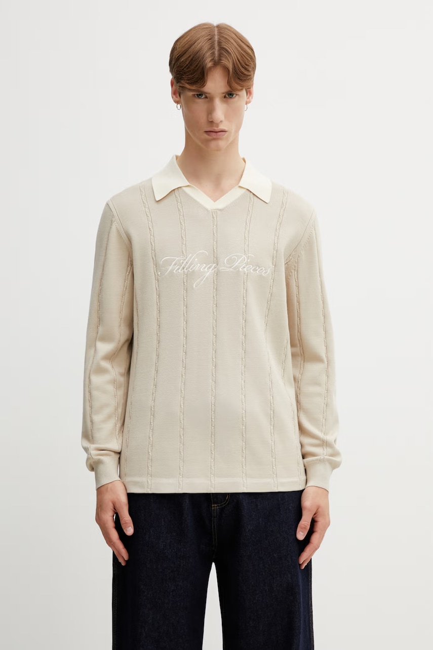 Filling Pieces  svetr pánský s viskózou Football Jersey
