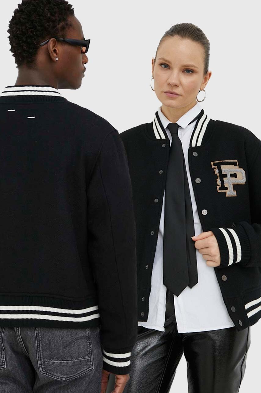 Filling Pieces  Vlněná bomber bunda  Varsity Jacket