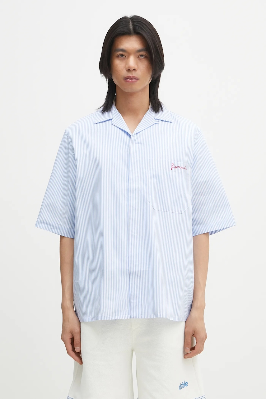 Fiorucci  Bavlněná košile  Striped Logo Bowling