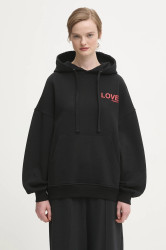 Fiorucci  Bavlněná mikina  Kissing Angels Love Print Relaxed