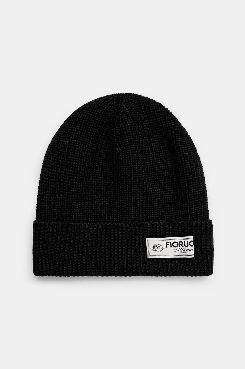 Fiorucci  Čepice z vlněné směsi  Knit Logo Beanie