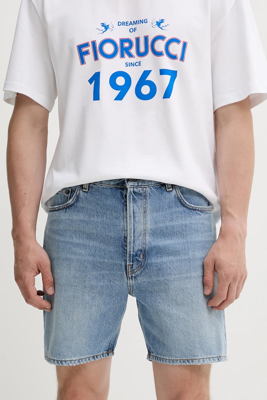 Fiorucci  Džínové šortky  Light Blue Bermuda Denim Shorts