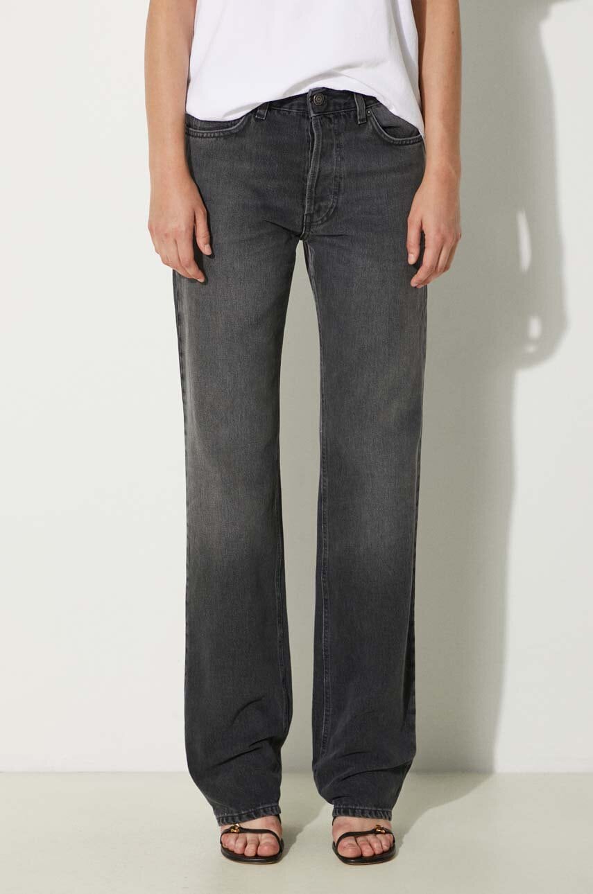 Fiorucci  Džíny  Faded Black Straight Fit Jeans