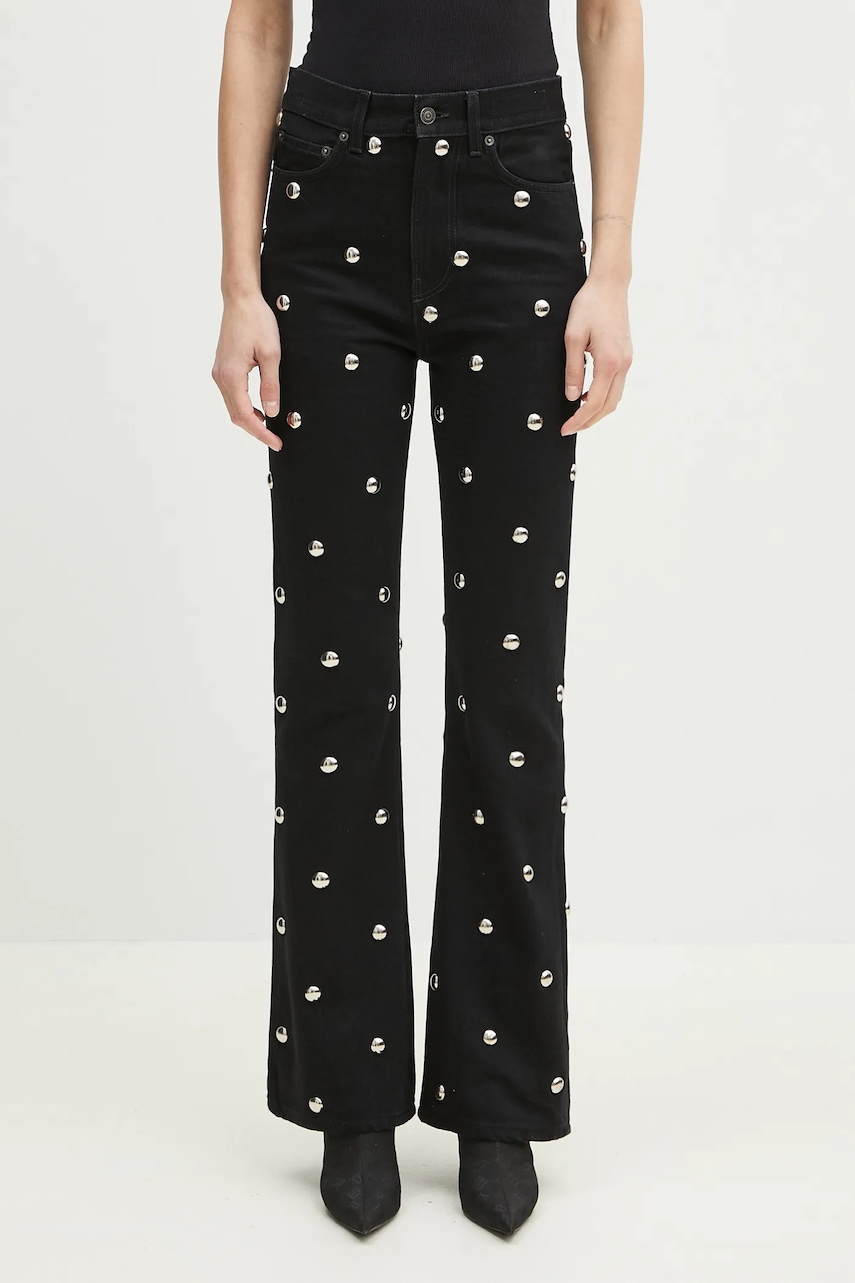 Fiorucci  Džíny  Metal Bubble Stud Flared