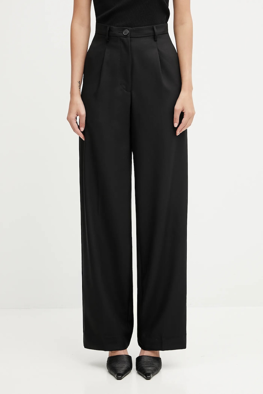 Fiorucci  Kalhoty  Wide Leg Tailored Wool