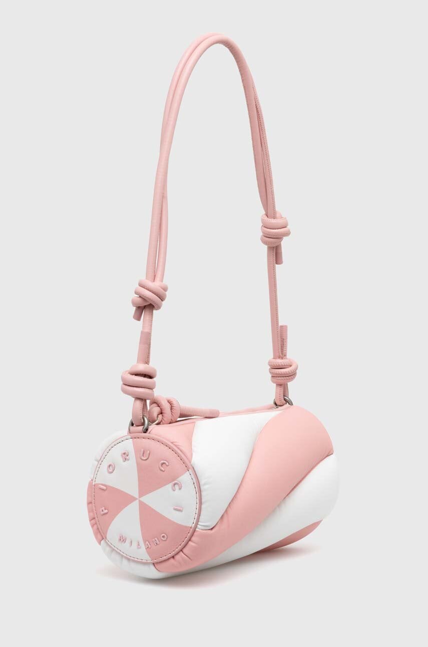 Fiorucci  Kožená kabelka  Bicolor Leather Mella Bag