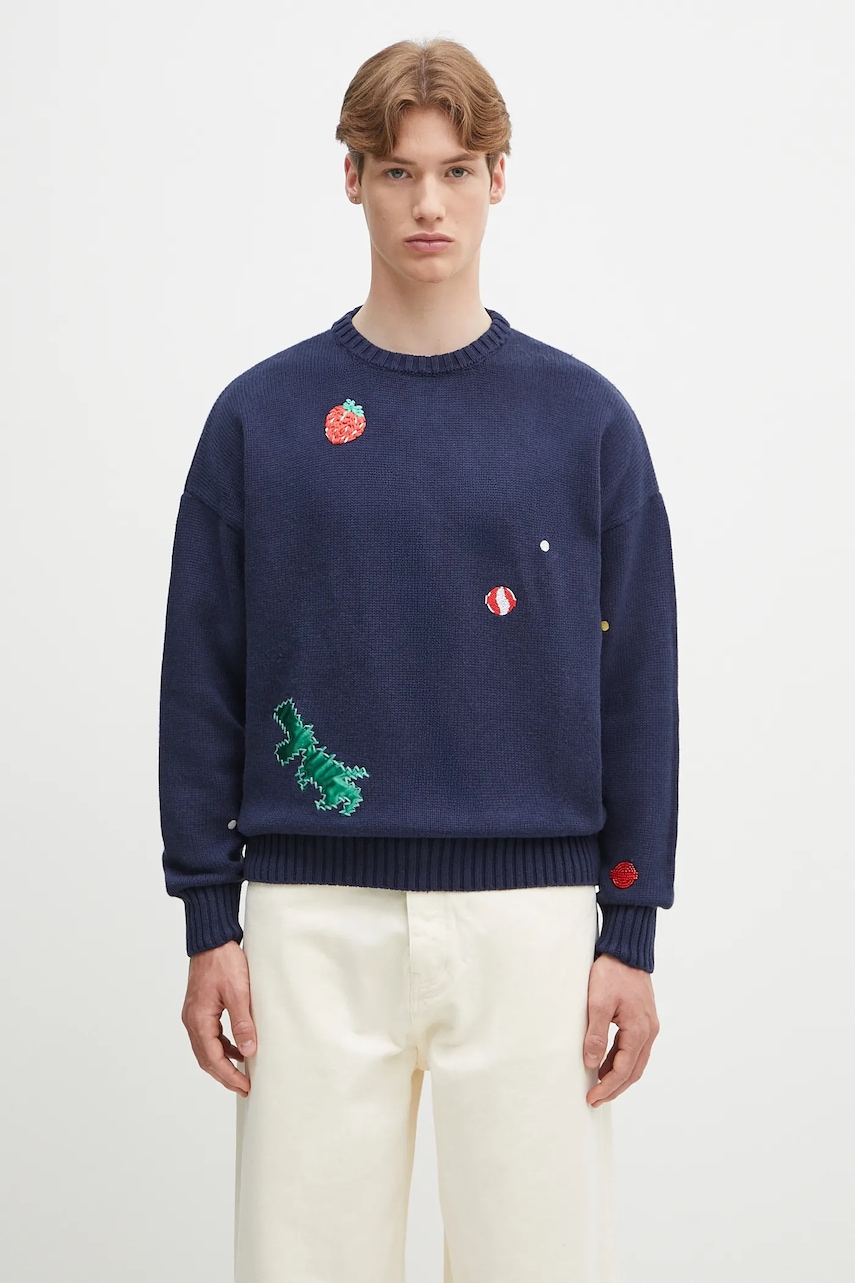 Fiorucci  Svetr z vlněné směsi  Multipatch Dinosaur