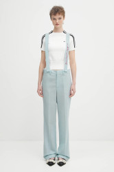 Fiorucci  Vlněné kalhoty  Embroidered Suspender