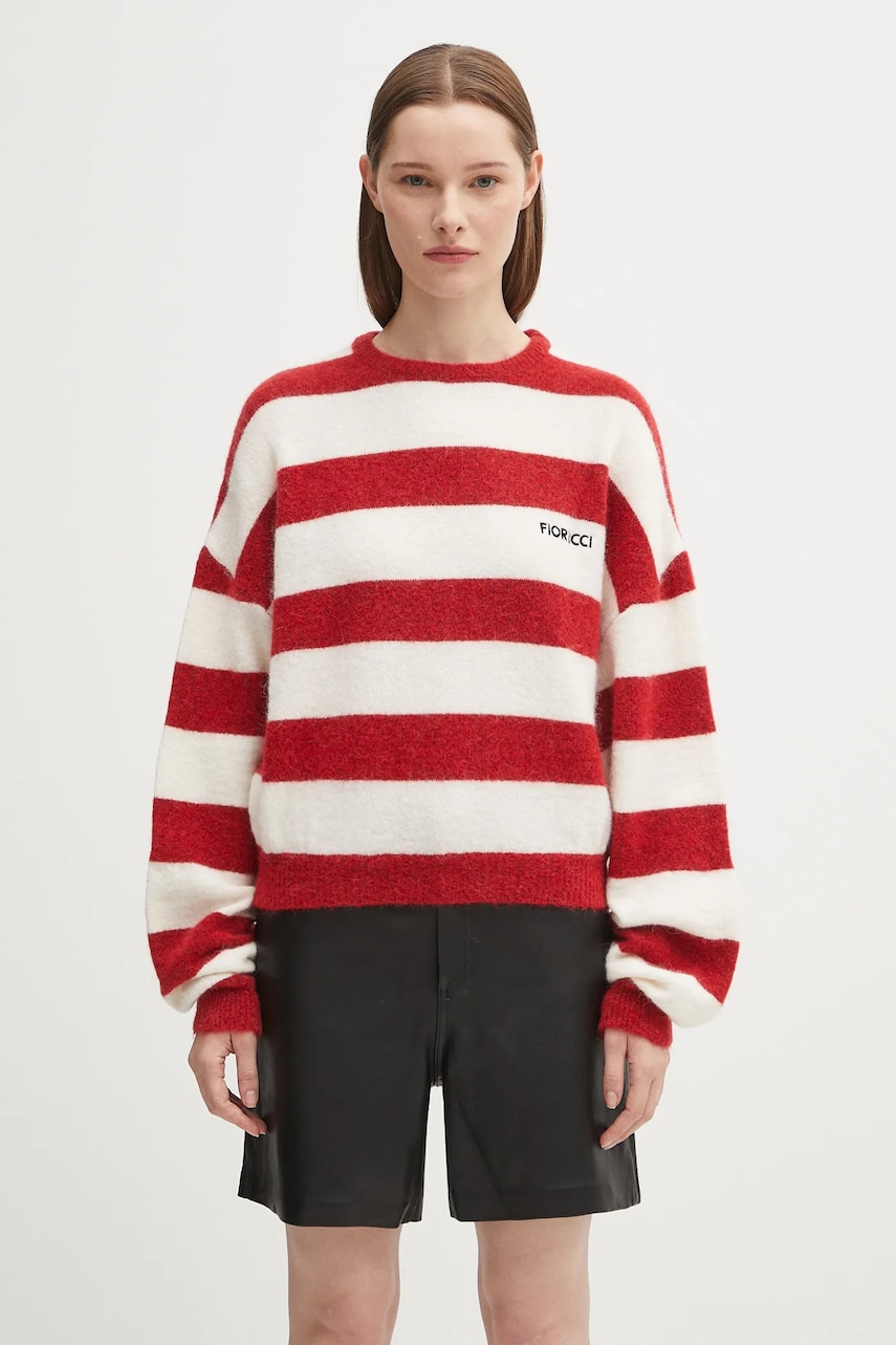 Fiorucci  Vlněný svetr  Cropped Alpaca