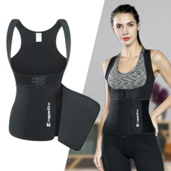 Fitness korzet inSPORTline Corbeam černá S