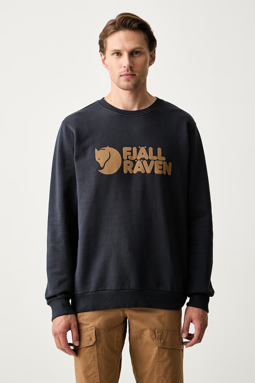 Fjallraven  mikina pánská bavlněná Fjällräven Logo