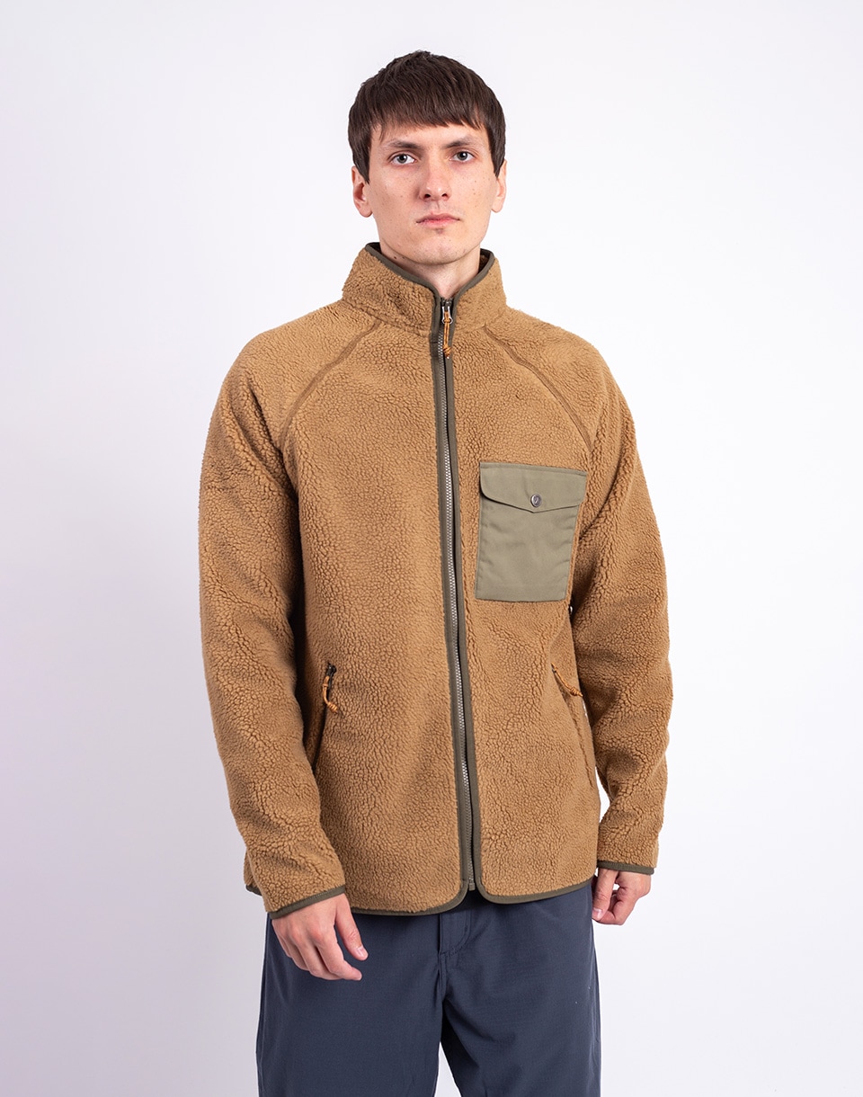 Fjällräven Vardag Pile Fleece M 232-625 Buckwheat Brown - Laure Green L