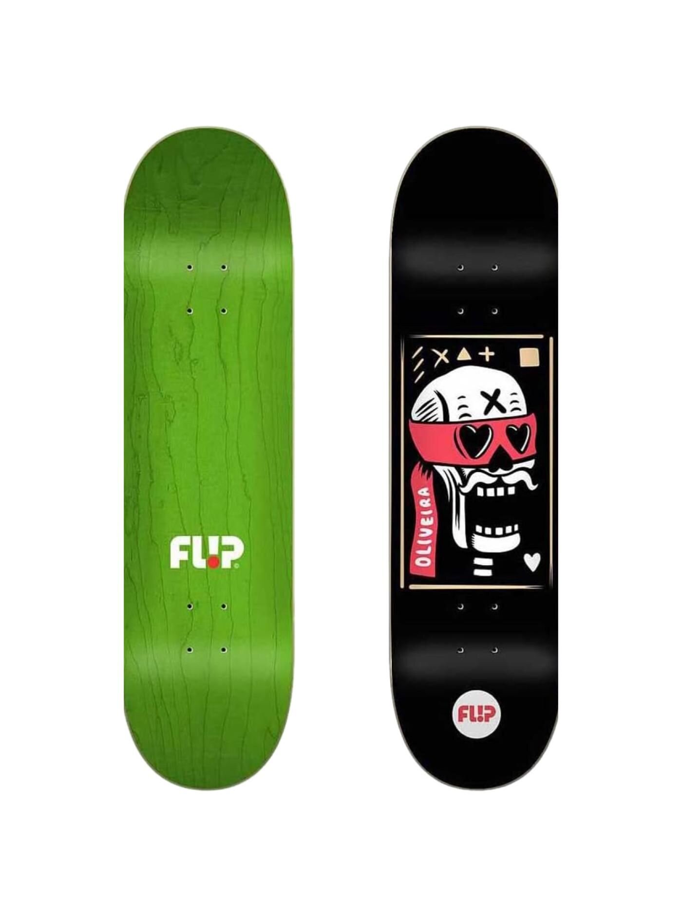 Flip skateboardová deska Luan Grotto 8,125" | Černá | Velikost skate 8,125"