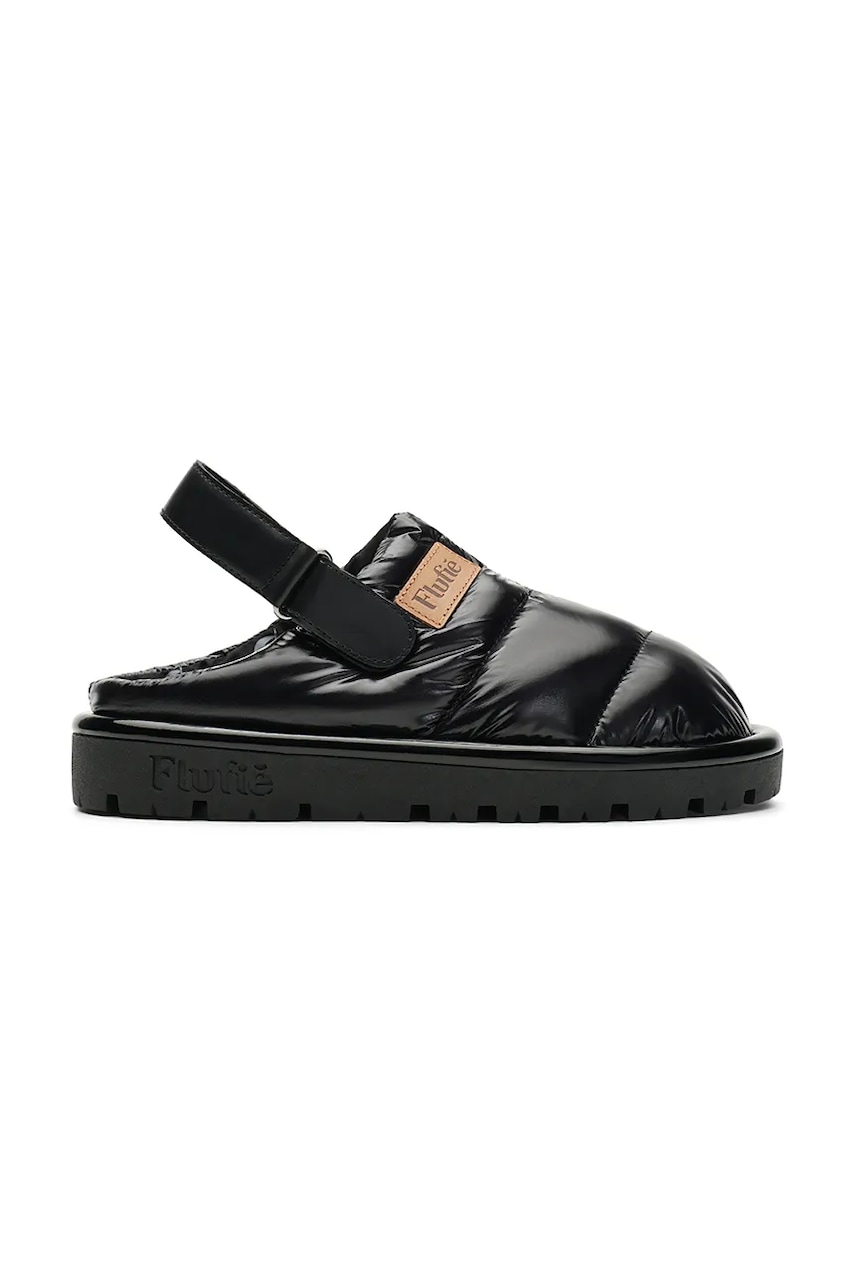 Flufie  Pantofle  Jet Black