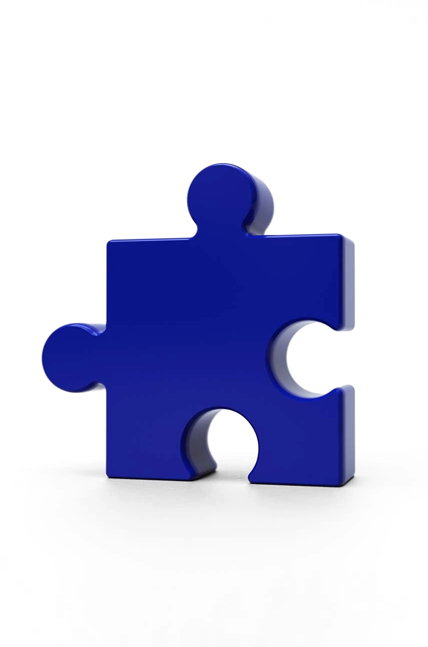 Fluid Market  Dekorativní váza  Blue Puzzle Vase