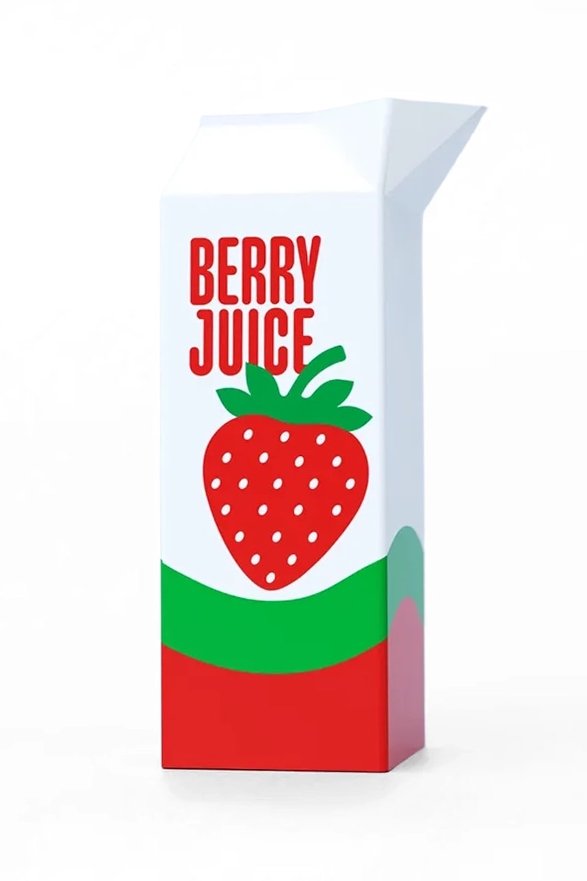 Fluid Market  Dekorativní váza  Strawberry