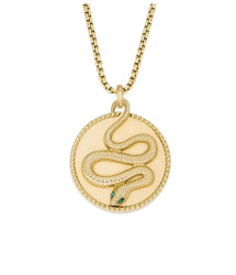 Fossil Elegantní pozlacený náhrdelník Lunar New Year JF04827710