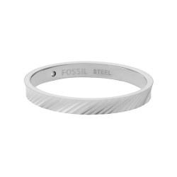 Fossil Moderní ocelový prsten Harlow JF04757040 59 mm