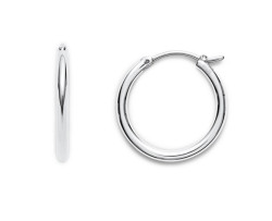 Fossil Nadčasové ocelové náušnice kruhy JOF00001040