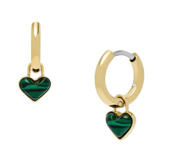 Fossil Pozlacené kruhové náušnice 2v1 Modern Meadows JF04859710