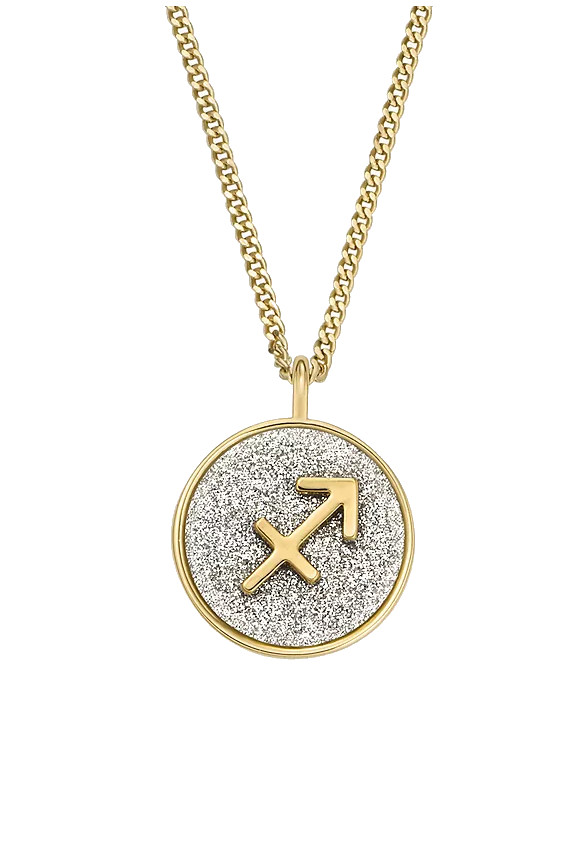 Fossil Pozlacený náhrdelník znamení Střelec JOA00954710