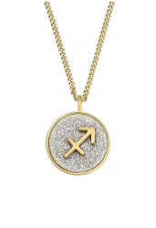Fossil Pozlacený náhrdelník znamení Střelec JOA00954710