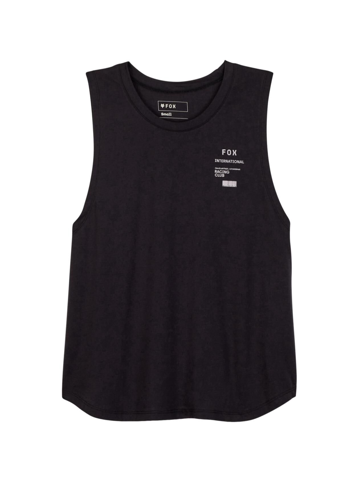 Fox dámské tílko W Numerical Biker Black | Černá | Velikost M