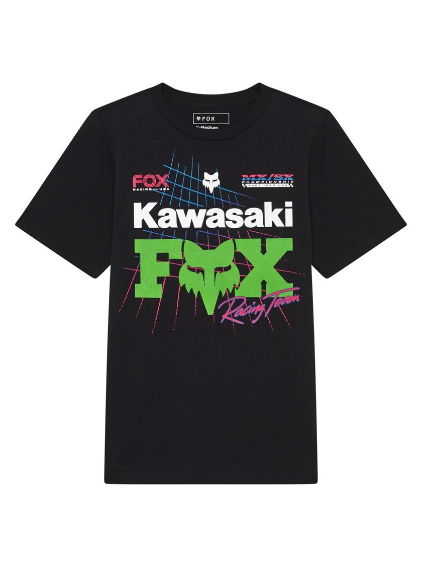 Fox dětské tričko X Kawi Ss Black | Černá | Velikost M | 100% bavlna
