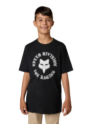 Fox dětské tričko Yth Badge SS Ultra Black | Černá | Velikost XL | 100% bavlna