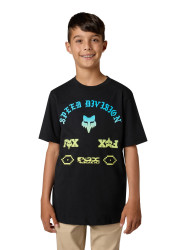 Fox dětské tričko Yth Icon SS Ultra Black | Černá | Velikost XL | 100% bavlna