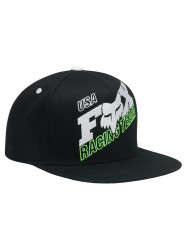 Fox kšiltovka Yth Coldpress Snapback Black | Černá | Velikost One Size | 100% bavlna