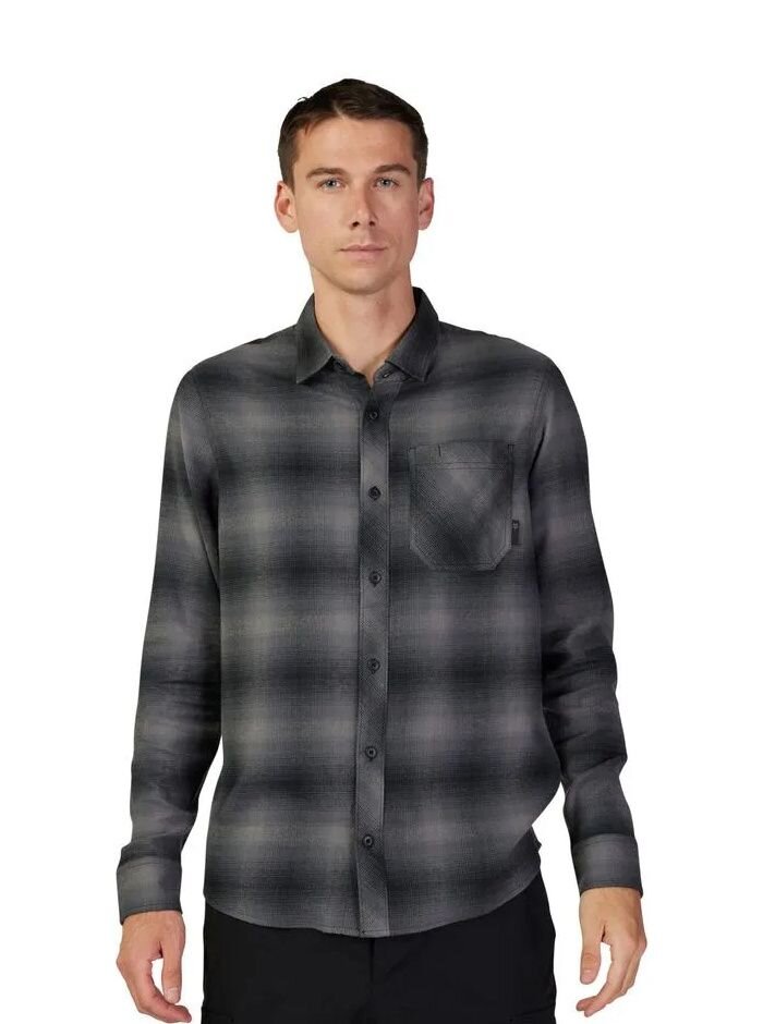 Fox pánská košile Survivalist Stretch Flannel Black | Černá | Velikost M