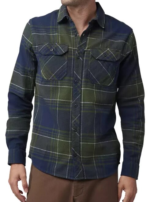 Fox pánská košile Traildust Flannel Midnight | Modrá | Velikost M