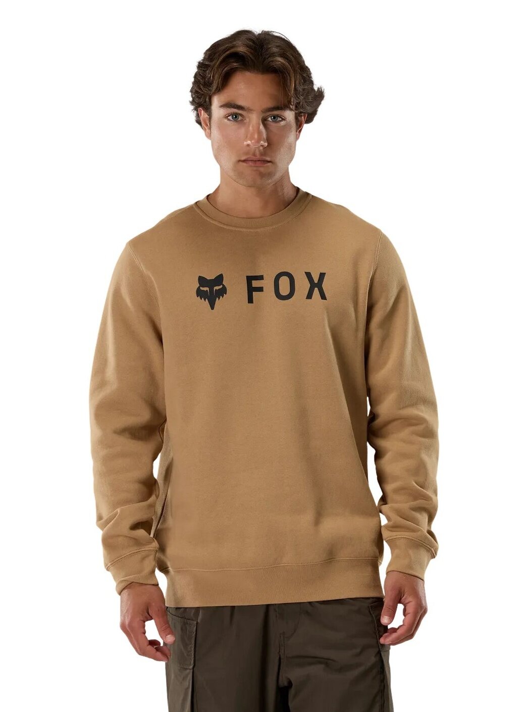 Fox pánská mikina Absolute Fleece Crew Brown Sugar | Hnědá | Velikost M