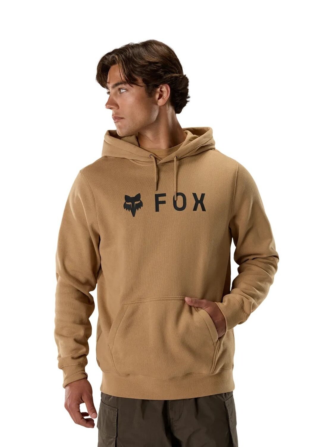 Fox pánská mikina Absolute Fleece Po Brown Sugar | Hnědá | Velikost M