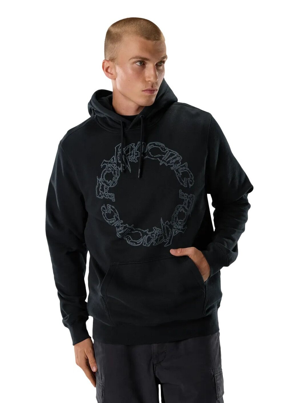 Fox pánská mikina Slowburn Fleece Po Black | Černá | Velikost M